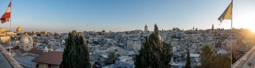 Jerusalem: Panorama vom Österreichischen Hospiz aus