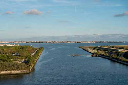 MSC Opera: Die Altstadt von Venedig im Hintergrund