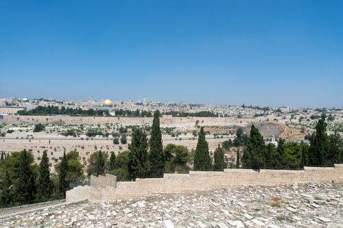 Blick auf Jerusalem vom Ölberg