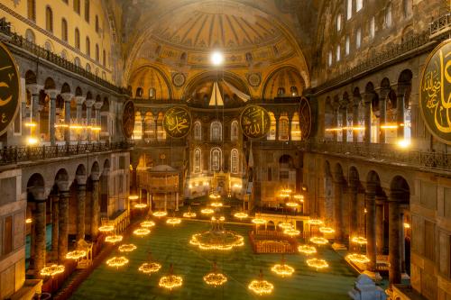 Hagia Sophia, Blick in den Gebetsraum 