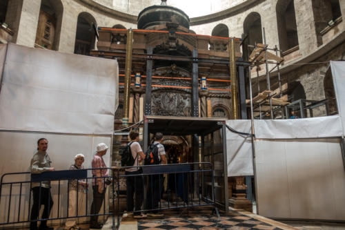 Das Heilige Grab in der Grabeskirche (zur Zeit in Renovierung)