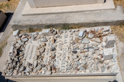 Das Grab von Oskar Schindler auf dem Zionsberg