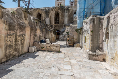 Jerusalem - Äthiopisches Kloster auf dem Dach der Grabeskirche
