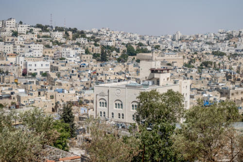 Hebron - Blick auf Machpela (Gräber der Patriarchen)