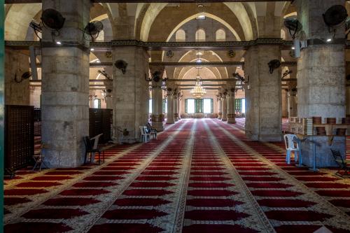 Blick in die Al-Aqsa-Moschee