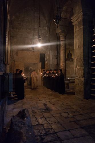 Armenischer Gottesdienst in der Grabeskirche