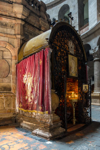 Koptischer Altar hinter dem Heiligen Grab