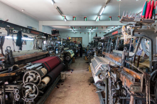 Kufiya-Hersteller in Hebron