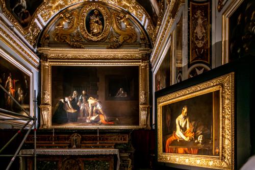 Valletta, St. Johannes: Gemälde von Caravaggio