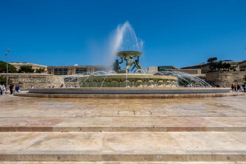 Valletta: Tritonenbrunnen