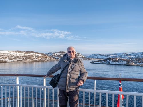 Der Autor im Batsfjord
