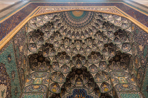 Sultan Qaboos Moschee, Detail Mihrab