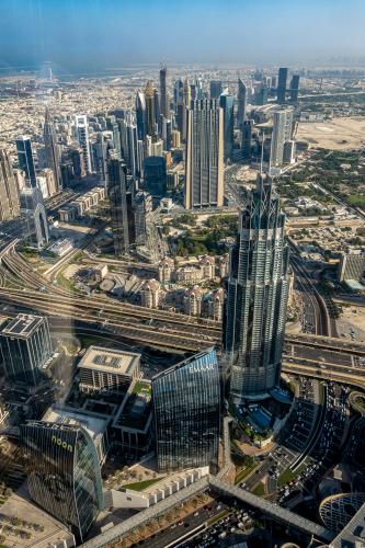 Dubai: Aussicht vom Burj Khalifa