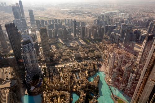 Dubai: Aussicht vom Burj Khalifa