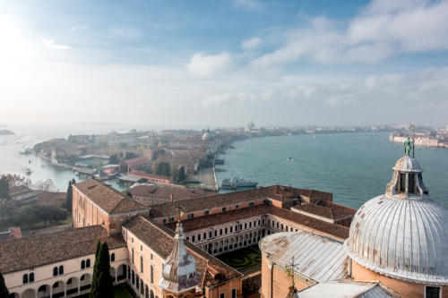 Blick auf die Guidecca vom Campanile San Giorgio Maggiore