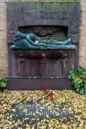 Grab von Sonja Kailensky, Friedhofsinsel San Michele in Isola