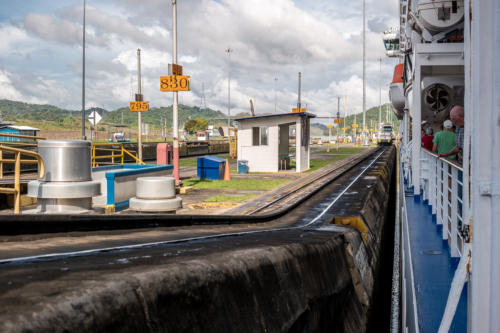 Panamakanal: In der Pedro-Miguel-Schleuse